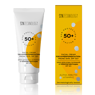 Солнцезащитный крем для кожи лица SPF 50+, склонной к гиперпигментации, уценка