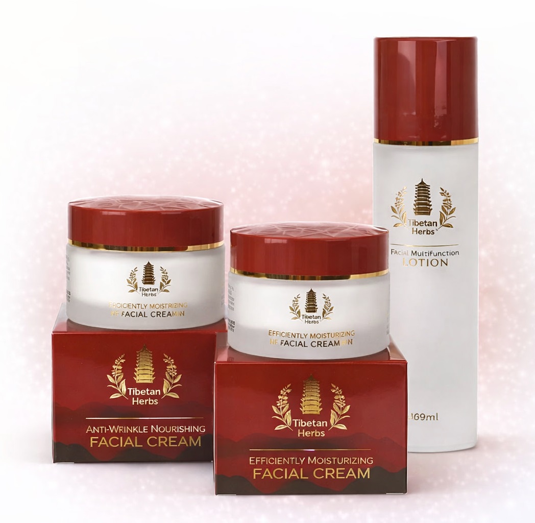 Набор для кожи лица "Дневной + вечерний уход", Tibetan Herbs