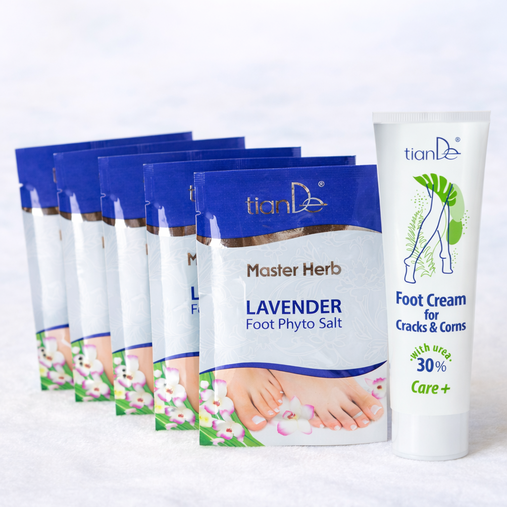 Набор «Гладкие пятки 7 дней» (трещины + сухость)