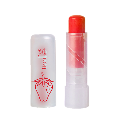 Фруктовий бальзам для губ «Полуниця» з бджолиним воском та вітаміном Е